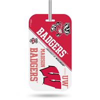 Wisconsin Badgers Acrylic Luggage Tag
