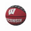 Wisconsin Badgers Mini Rubber Repeating Basketball