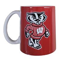 Wisconsin Badgers 11oz Rally Coffee Mug - Mascot L