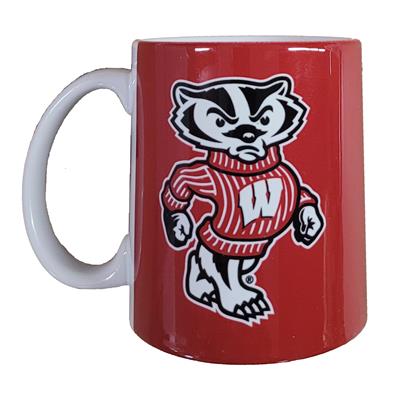 Wisconsin Badgers 11oz Rally Coffee Mug - Mascot L