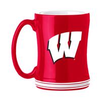 Wisconsin Badgers 14oz Relief Coffee Mug