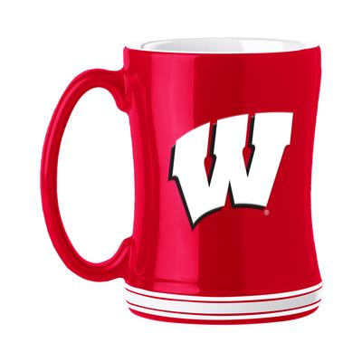 Wisconsin Badgers 14oz Relief Coffee Mug