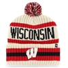 Wisconsin Badgers 47 Brand Bering Cuff Knit Beanie