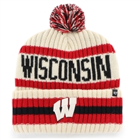 Wisconsin Badgers 47 Brand Bering Cuff Knit Beanie
