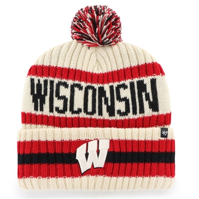 Wisconsin Badgers 47 Brand Bering Cuff Knit Beanie