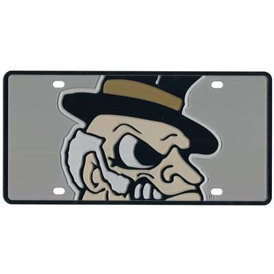 Wake Forest Demon Deacons Full Color Mega Inlay License Plate
