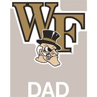 Wake Forest Demon Deacons Transfer Decal - Dad