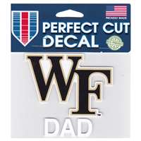 Wake Forest Demon Deacons Perfect Cut Decal - Dad