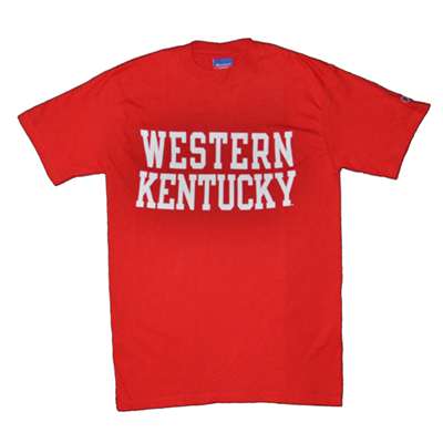 Western Kentucky T-shirt - Red With Script Print