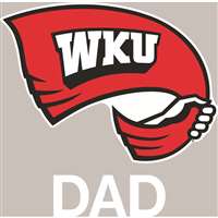 Western Kentucky Hilltoppers Transfer Decal - Dad
