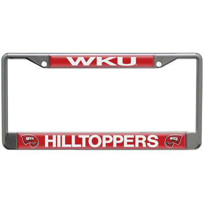 Western Kentucky Hilltoppers Metal License Plate Frame w/Domed Acrylic
