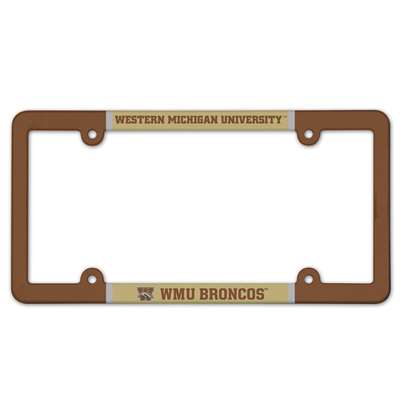 Western Michigan Broncos Plastic License Plate Frame