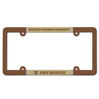 Western Michigan Broncos Plastic License Plate Frame