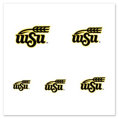 Wichita State Shockers Fingernail Tattoos - 4 Pack