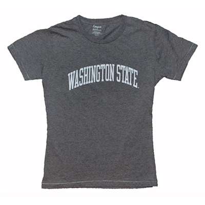 Washington State T-shirt - Ladies By League - Midnight Heather