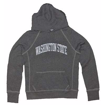 Washington State Hooded Sweatshirt - Ladies Hoody By League - Midnight Heather