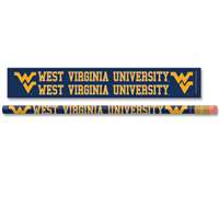 West Virginia Mountaineers Pencil - 6-pack