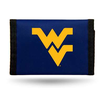 West Virginia Mountaineers Nylon Tri-Fold Wallet