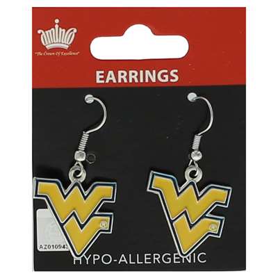 West Virginia Mountaineers Dangler Earrings