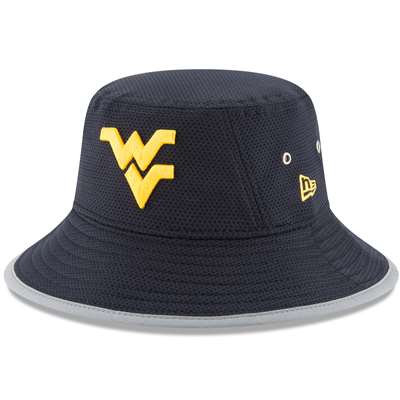 West Virginia Mountaineers New Era Team Training Bucket Hat
