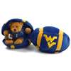 West Virginia Mountaineers Stuffed Bear in a Ball - Football