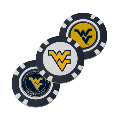 West Virginia Mountaineers Golf Poker Chip