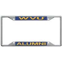 West Virginia Mountaineers Metal Alumni Inlaid Acrylic License Plate Frame