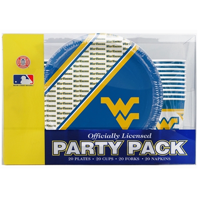 West Virginia Mountaineers Party Pack