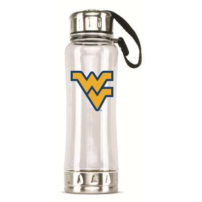 West Virginia Mountaineers Clip-On Water Bottle - 16 oz