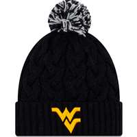 West Virginia Mountaineers New Era Women's Cozy Cable Knit Beanie