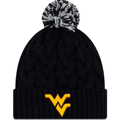 West Virginia Mountaineers New Era Women's Cozy Cable Knit Beanie