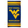 West Virginia Mountaineers Cotton Fiber Beach Towel
