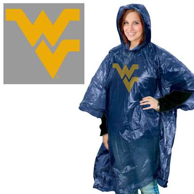 West Virginia Mountaineers Rain Poncho