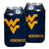 West Virginia Mountaineers Oversized Logo Flat Coozie