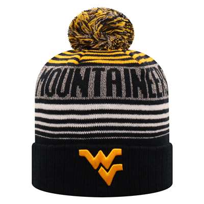 West Virginia Mountaineers Top of the World Overt Cuff Knit Beanie