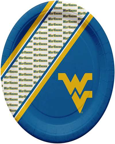 West Virginia Mountaineers Disposable Paper Plates - 20 Pack