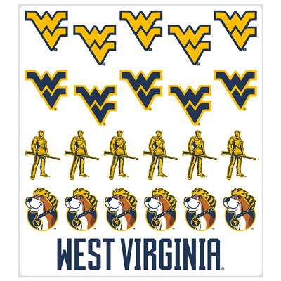 West Virginia Mountaineers Multi-Purpose Vinyl Sticker Sheet