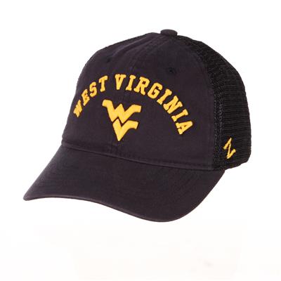 West Virginia Mountaineers Zephyr Centerpiece Mesh Back Adjustable Hat