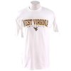 West Virginia T-shirt - West Virginia Arched Above Small "university" - By Champion - White
