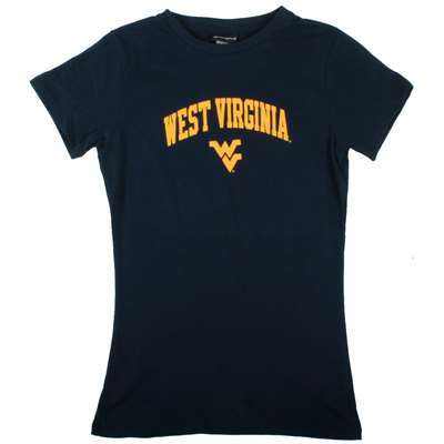 West Virginia Womens T-shirt - West Virginia Arched Above