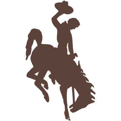 Wyoming Cowboys Die-Cut Transfer Decal