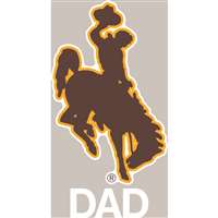 Wyoming Cowboys Transfer Decal - Dad
