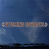 Wyoming Cowboys Automotive Transfer Decal Strip