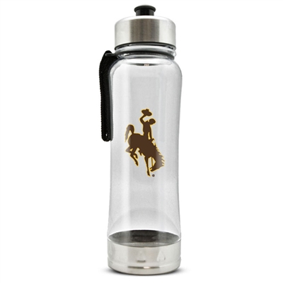 Wyoming Cowboys Clip-On Water Bottle - 16 oz