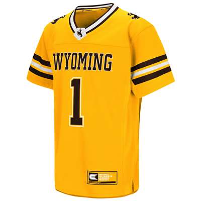 Wyoming Cowboys Youth Colosseum Hail Mary II Football Jersey