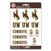 Wyoming Cowboys Mini Decals - 12 Pack