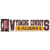 Wyoming Cowboys Alumni Transfer Decal - 3"x 10"