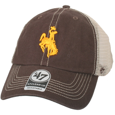 Wyoming Cowboys '47 Brand Trawler Clean Up Adjustable Hat