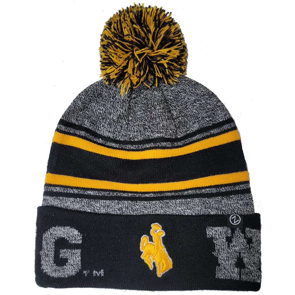 Zephyr Hats NCAA University Of Iowa Hawkeye Mammoth Knit Beanie Hat Cap