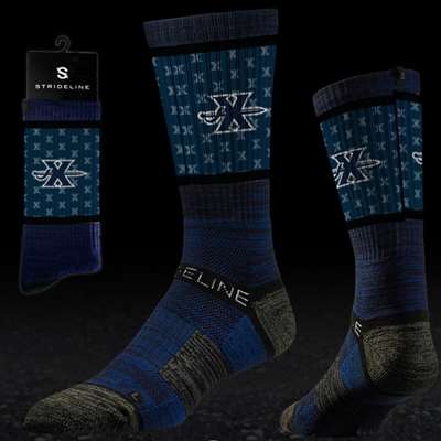 Xavier Musketeers Strapped Fit 2.0 Socks - Navy